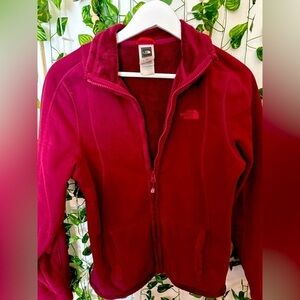 The North Face Burgundy Women's Fleece